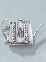 Sterling Silver Tea Pot Pin